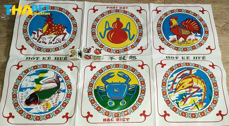 Dụng cụ chơi bầu cua tôm cá Dụng cụ chơi bầu cua tôm cá